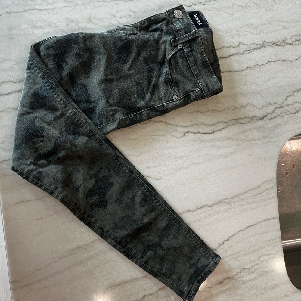 Hudson camo skinny jeans size 27